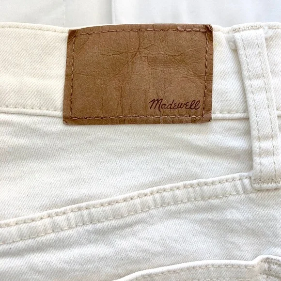 MADEWELL The Perfect Vintage Wide Leg Jeans in Vintage Canvas Ivory Cream